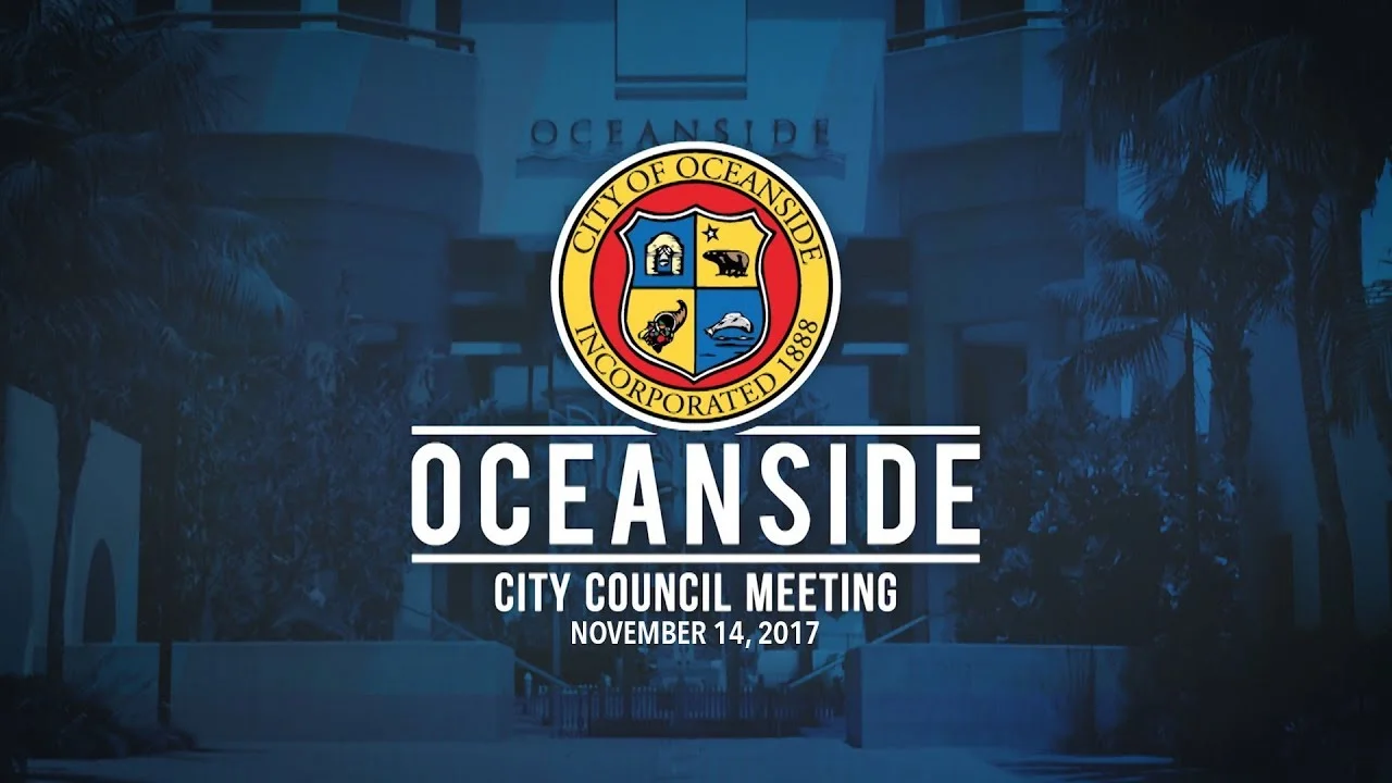 Oceanside City Council Meeting - November 14, 2017