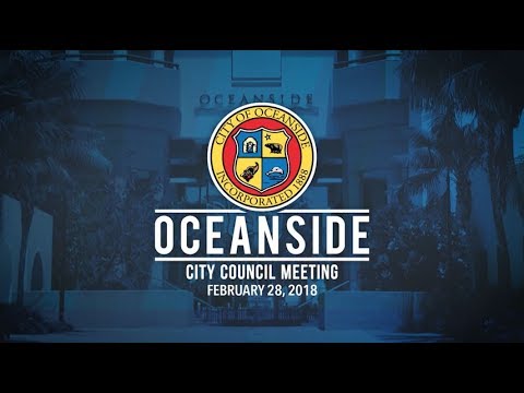 Oceanside City Council Meeting - February 28, 2018