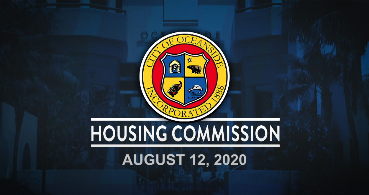 Oceanside Housing Commission Meeting: August 12, 2020