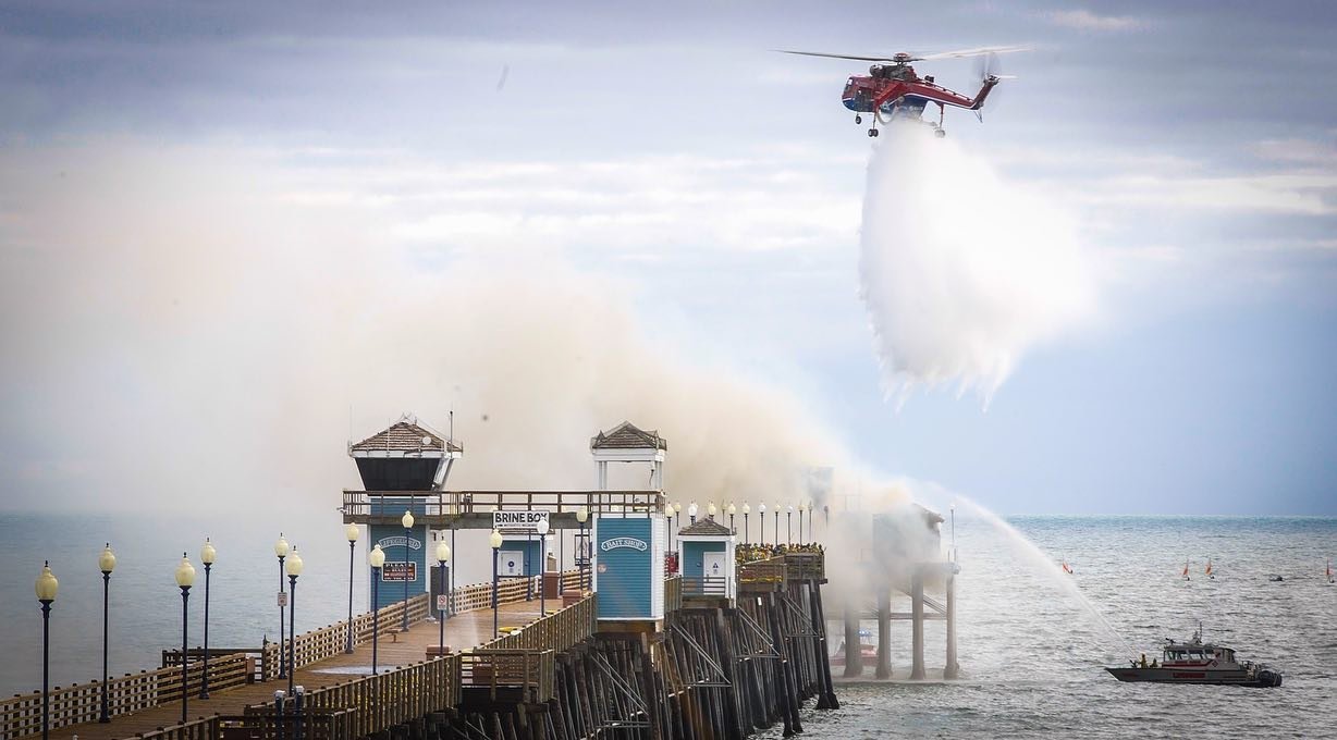 More Stills and Footage of Oceanside&rsquo;s First Responders and Leadership Reacting with Immense Haste to the Fire at our Pier Today. Again, we&rsquo;d like to Thank our Community Heroes for their Tireless Work in these Trying Times. Oceanside Stan