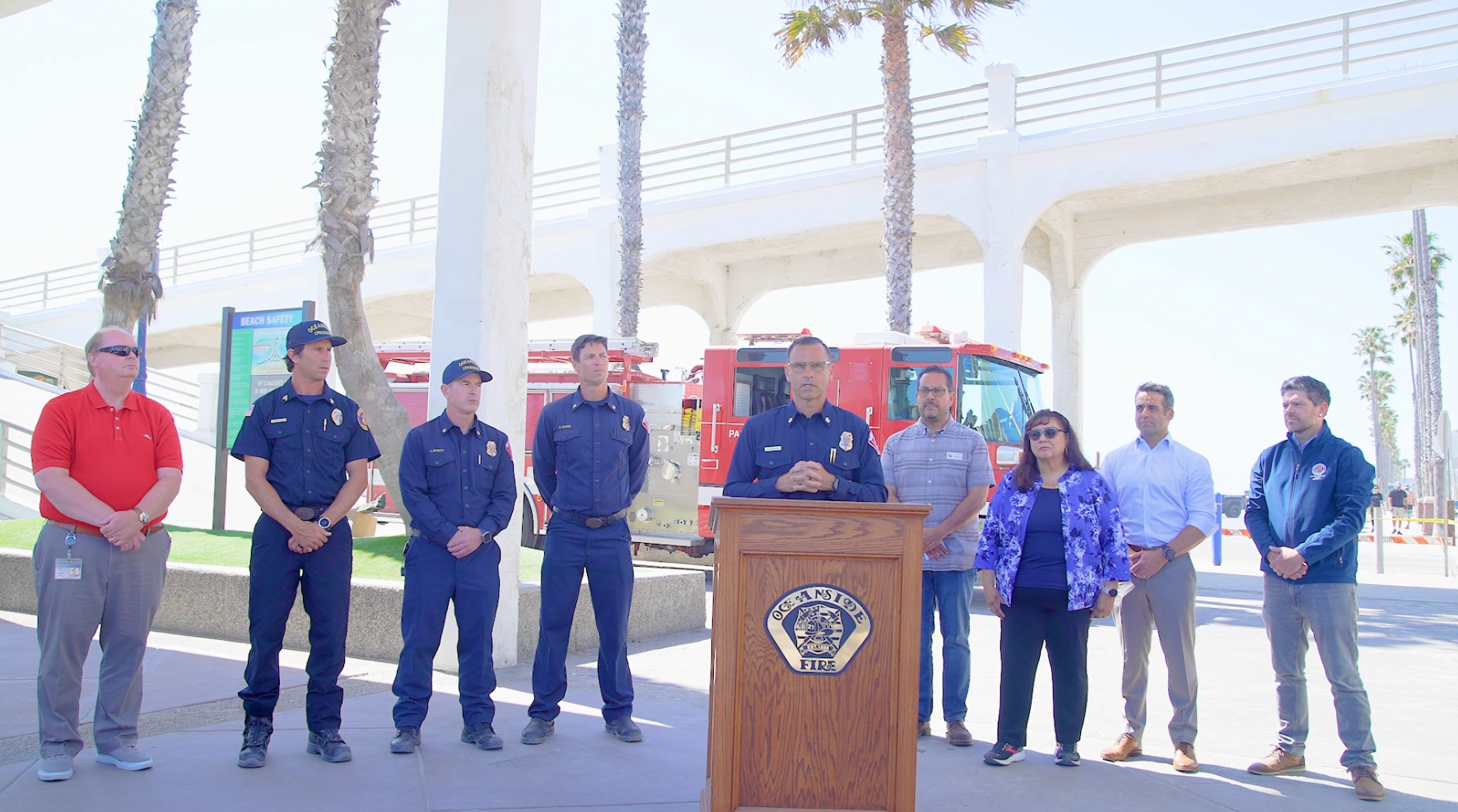 Oceanside Pier Fire Press Conference - April 29, 2024