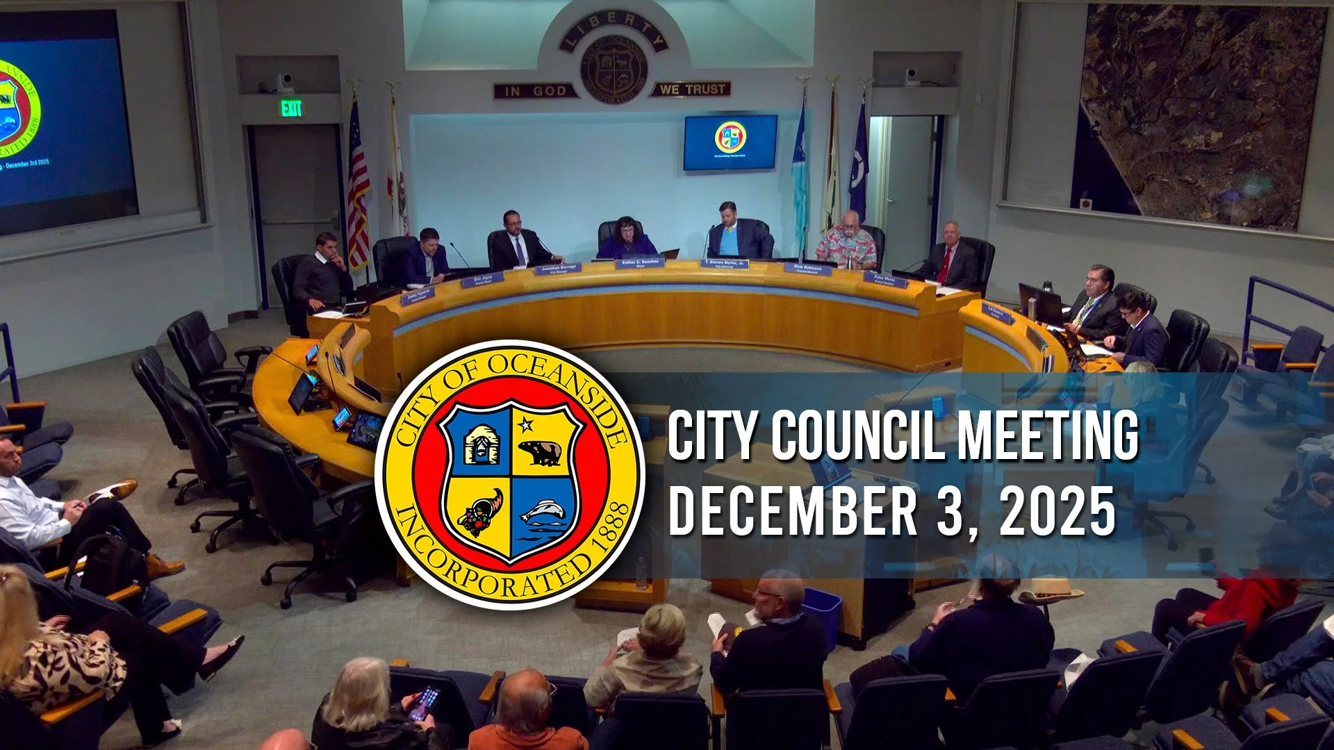 Oceanside City Council Meeting: December 3, 2025