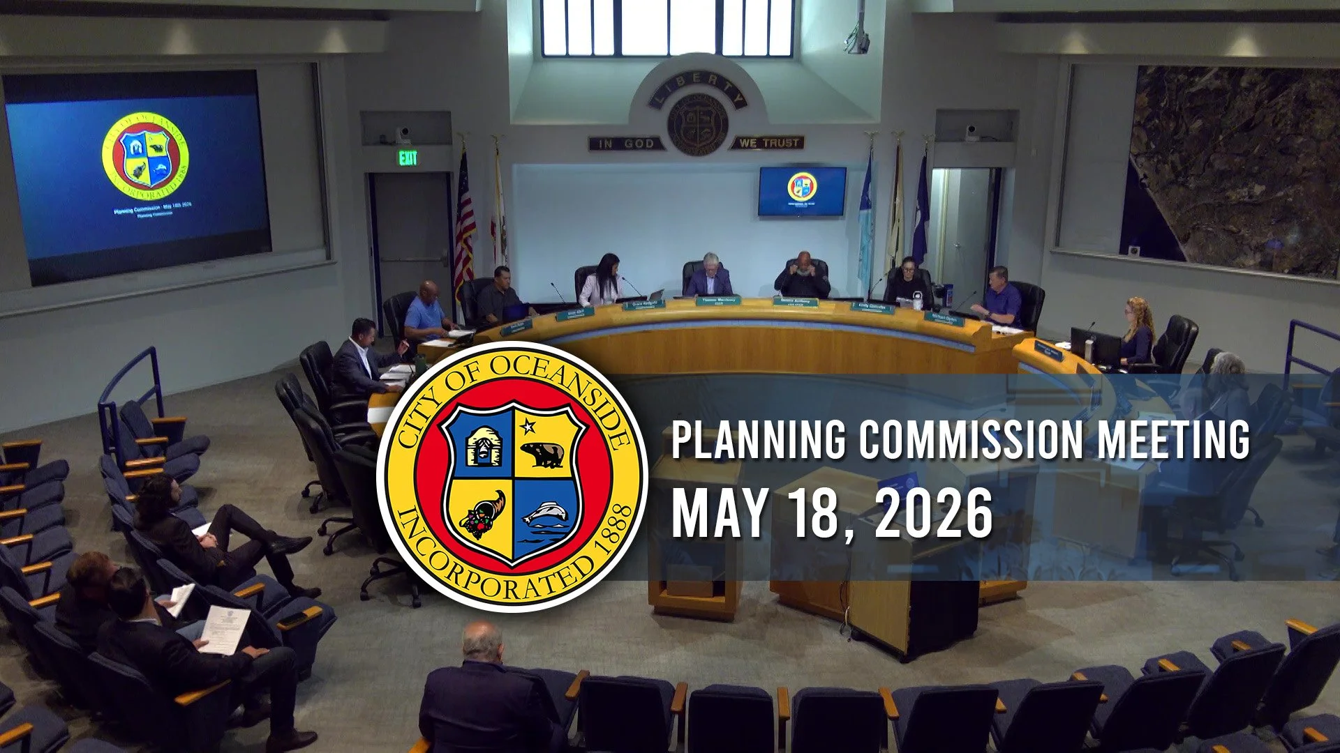 Oceanside Planning Commission Meeting: May 18, 2026