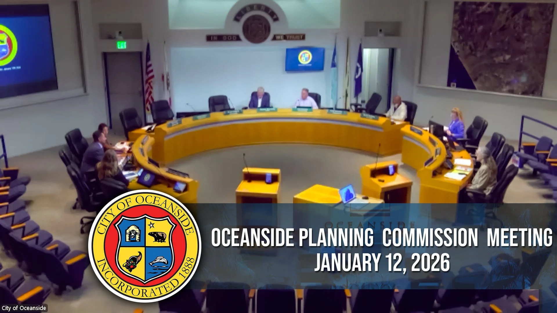 Oceanside Planning Commission Meeting: January 12, 2026