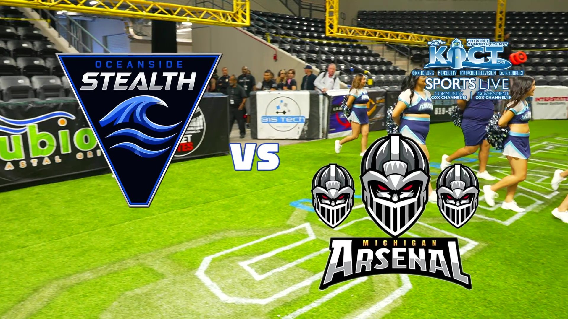  Arena Football at Frontwave - Oceanside Stealth vs Michigan Arsenal 7/10/26