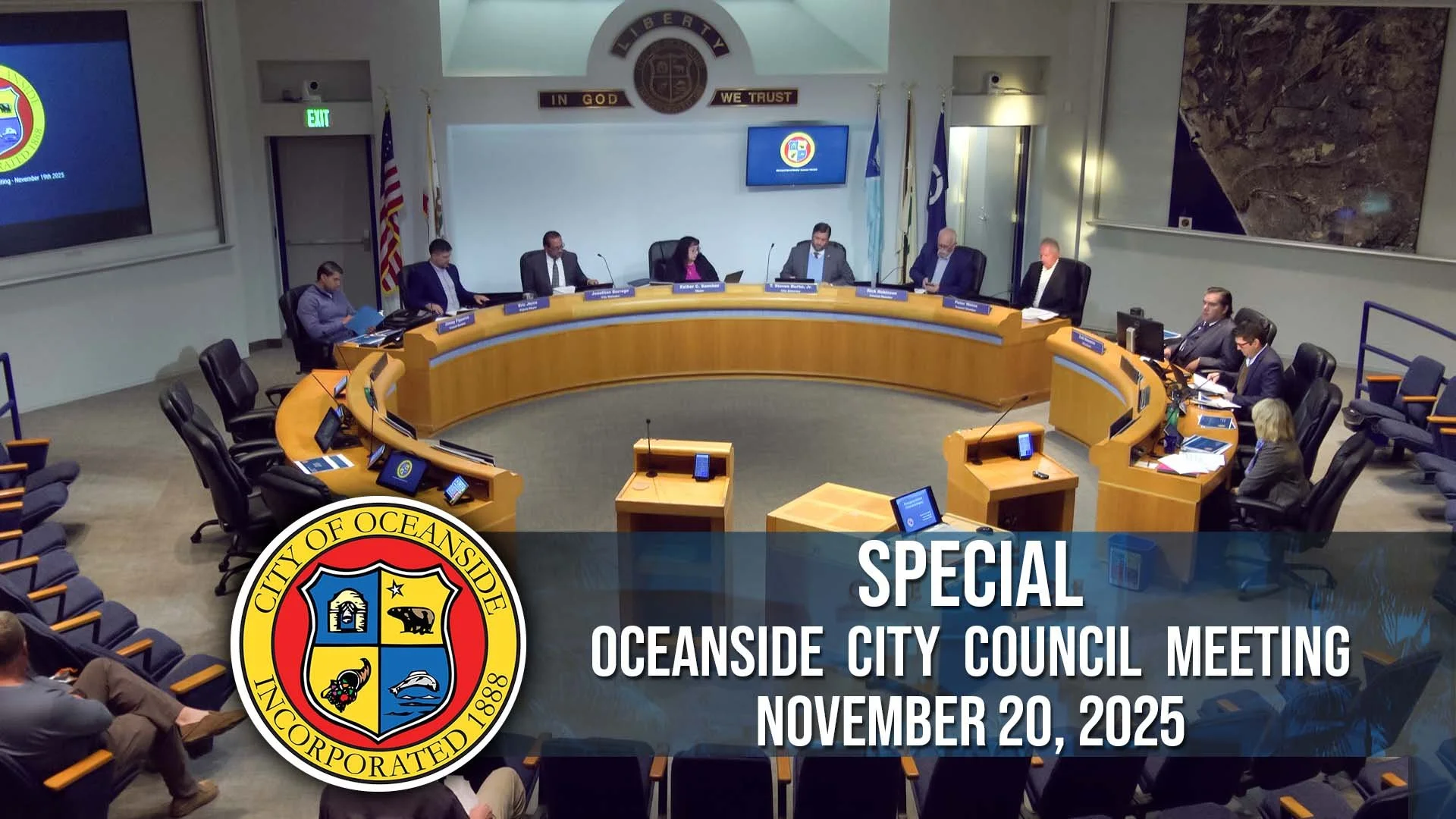  Special Oceanside City Council Meeting: November 19, 2025