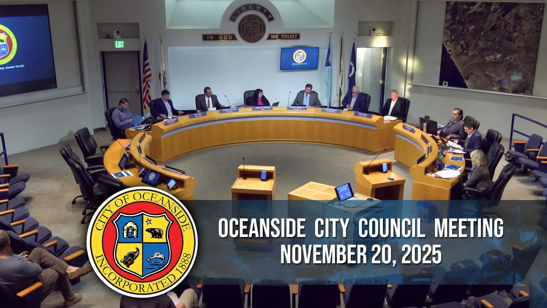 Oceanside City Council Meeting: November 19, 2025