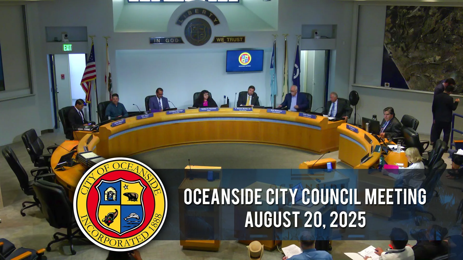 Oceanside City Council Meeting: August 20, 2025