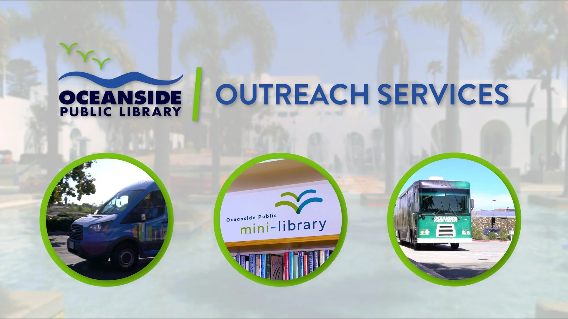 Oceanside Public Library Outreach Services — KOCT TV The Oceanside