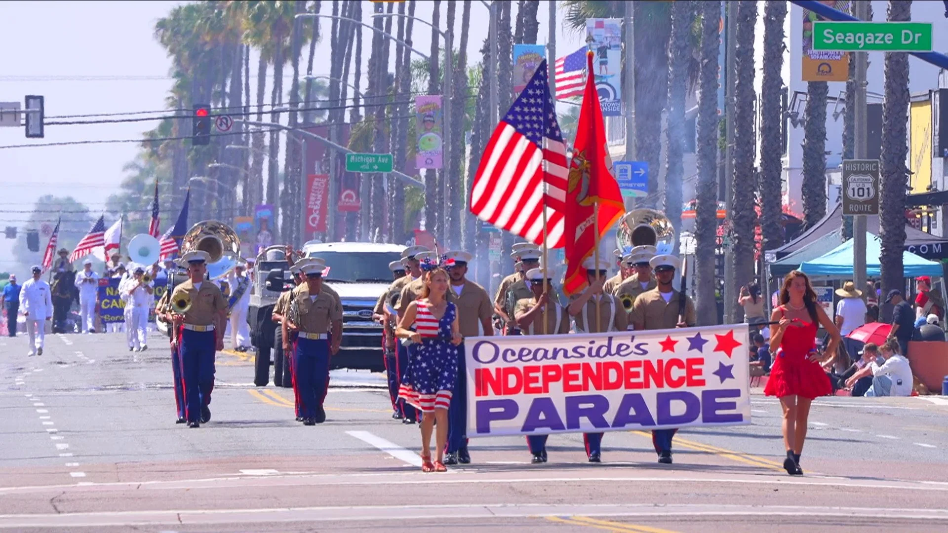 Oceanside Independence Parade - Stars & Stripes by the Sea