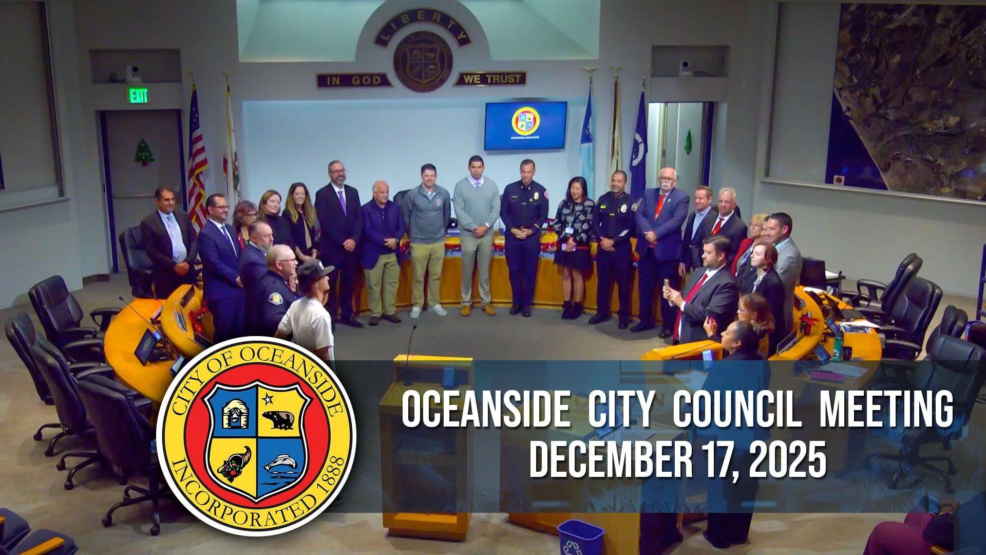 Oceanside City Council Meeting: December 17, 2025