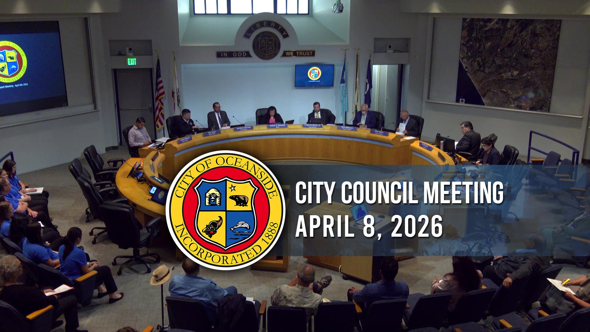 Oceanside City Council Meeting: April 8, 2026