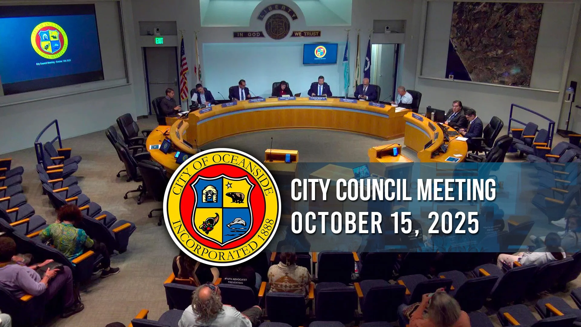 Oceanside City Council Meeting: October 15, 2025