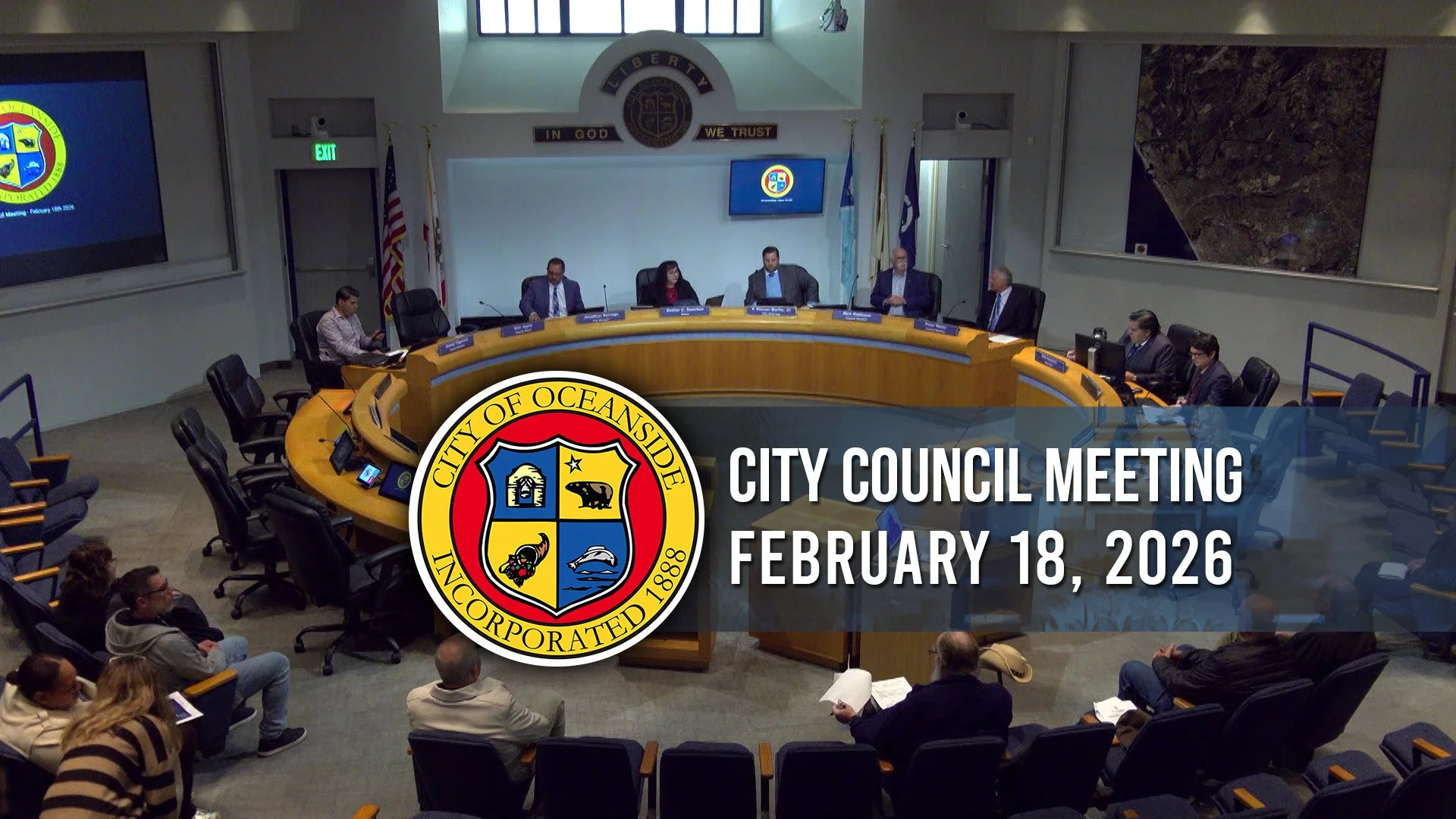 Oceanside City Council Meeting: February 18, 2026