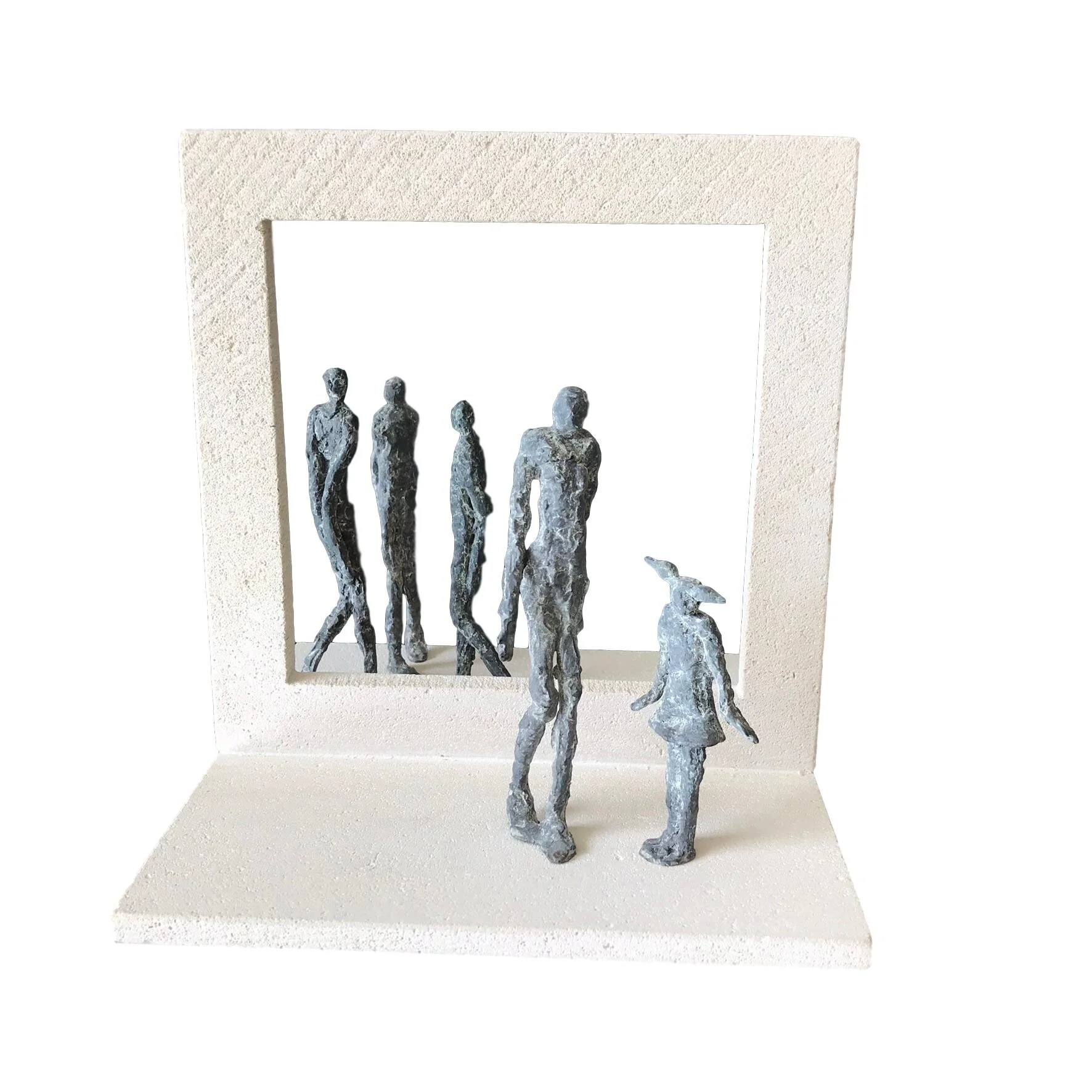 Linde Ergo Bronze Sculpture, "Family"