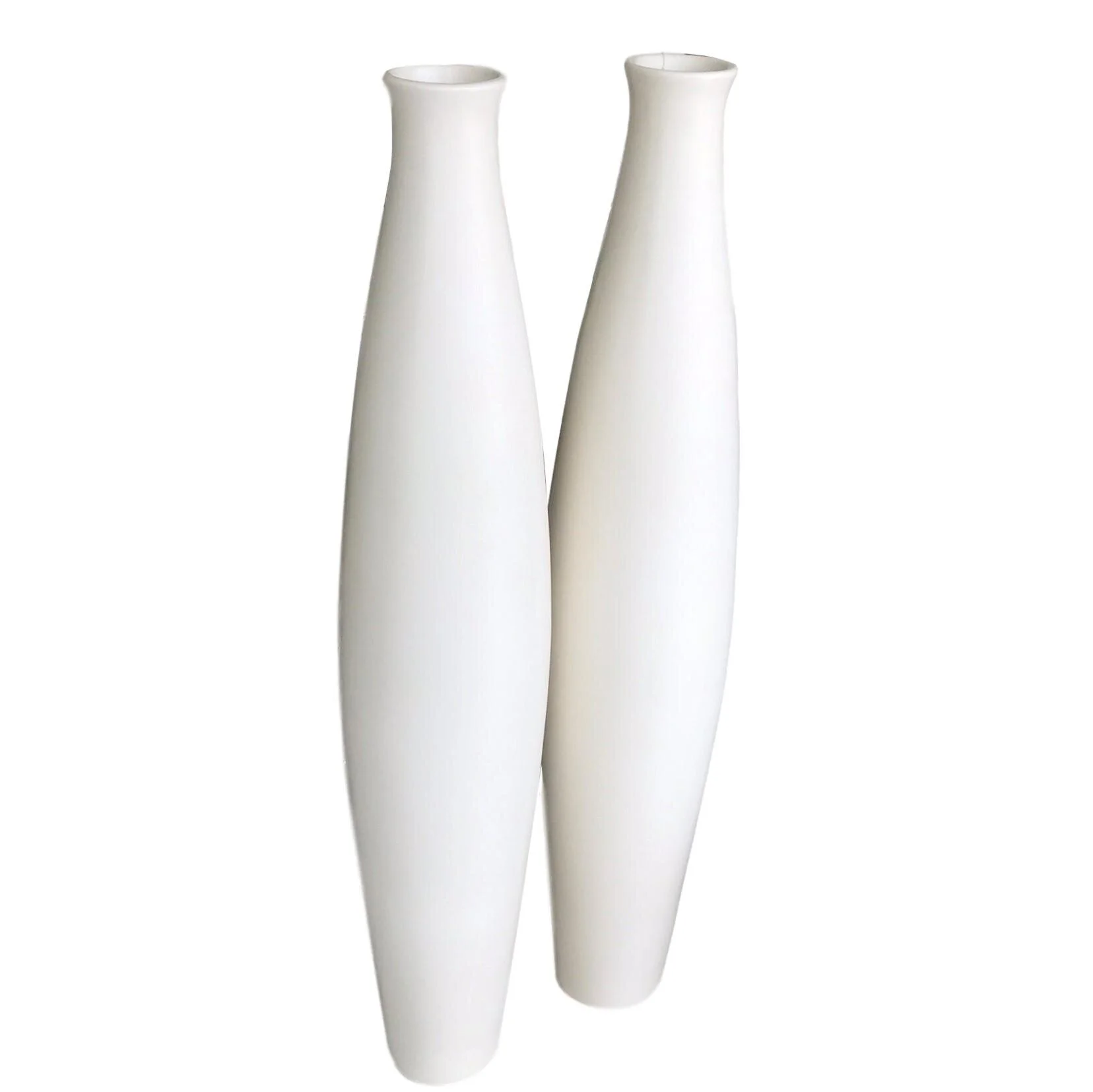 Large White Ceramic Vases