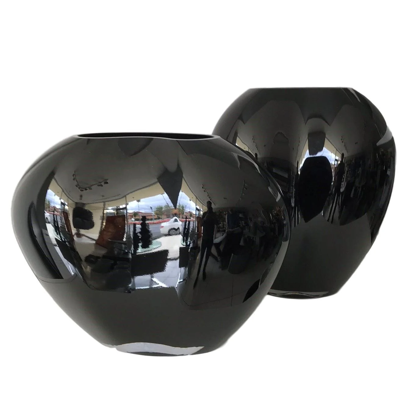 Organic Vases, Black 