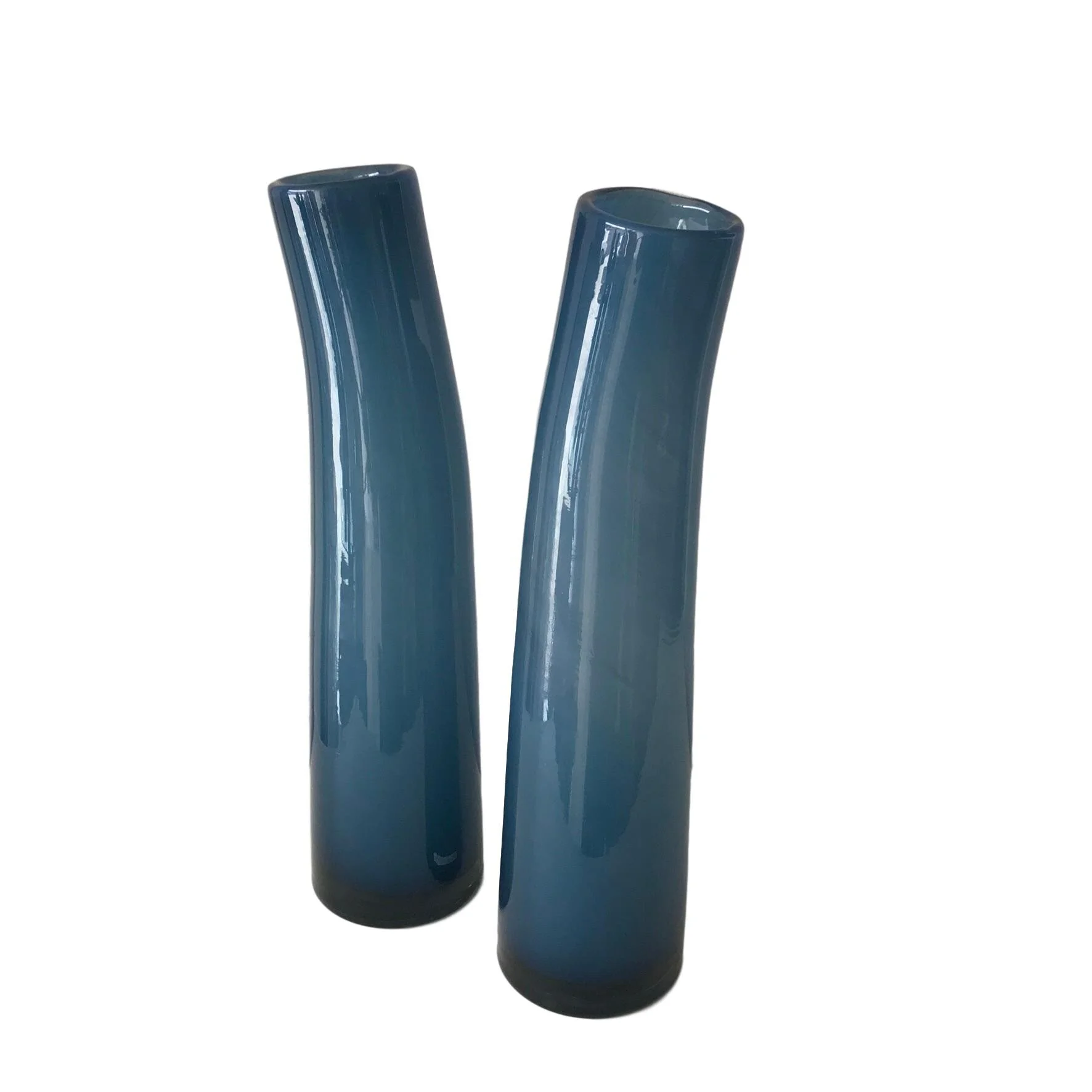 Grass Vases, Indigo