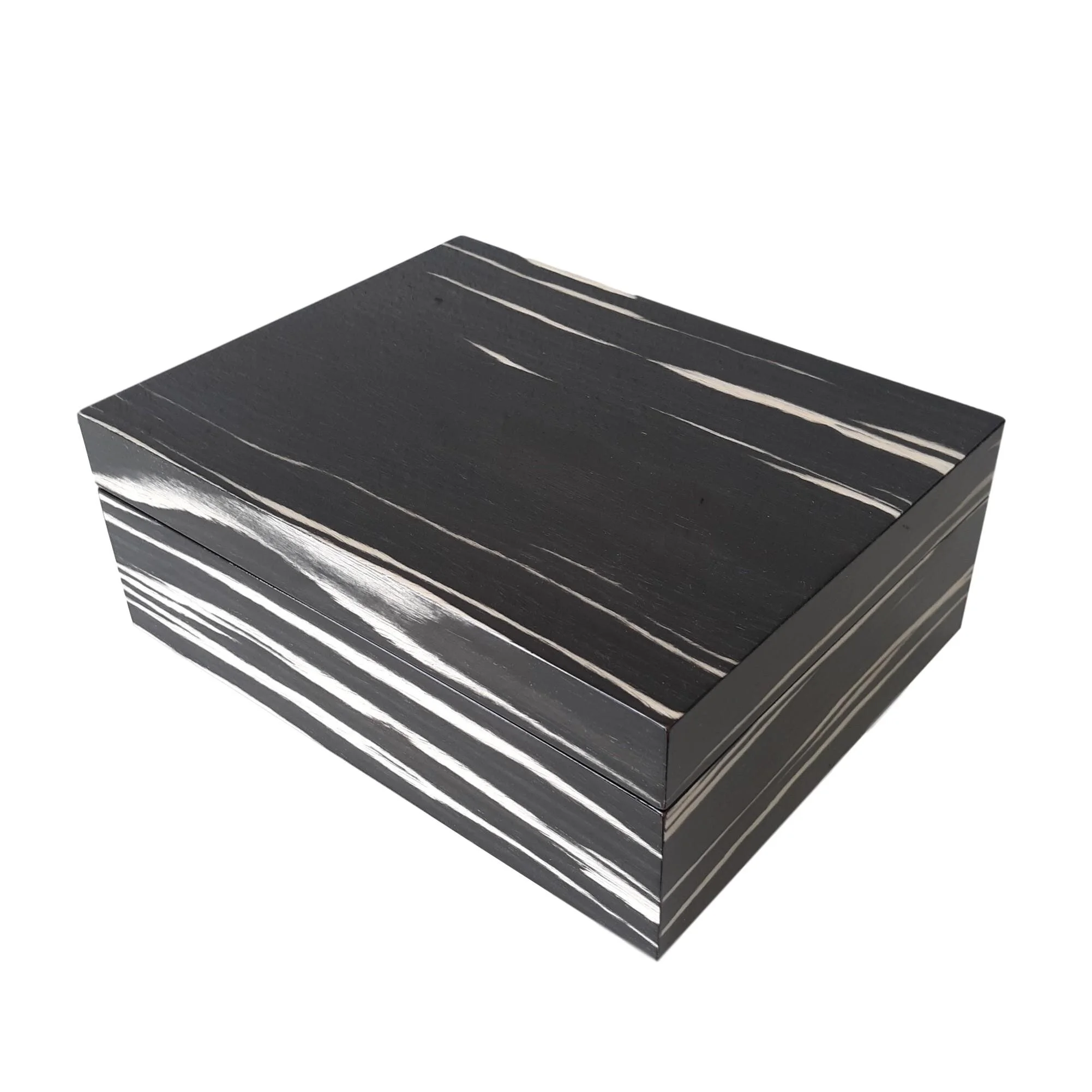 Black and White Striped Box