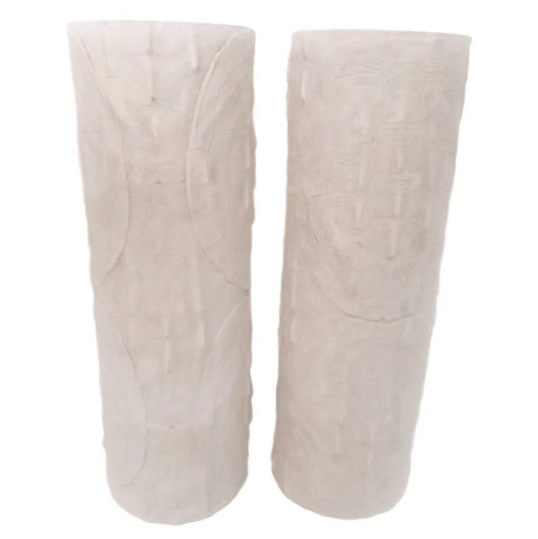 Tortoiseshell Cylinder Vases