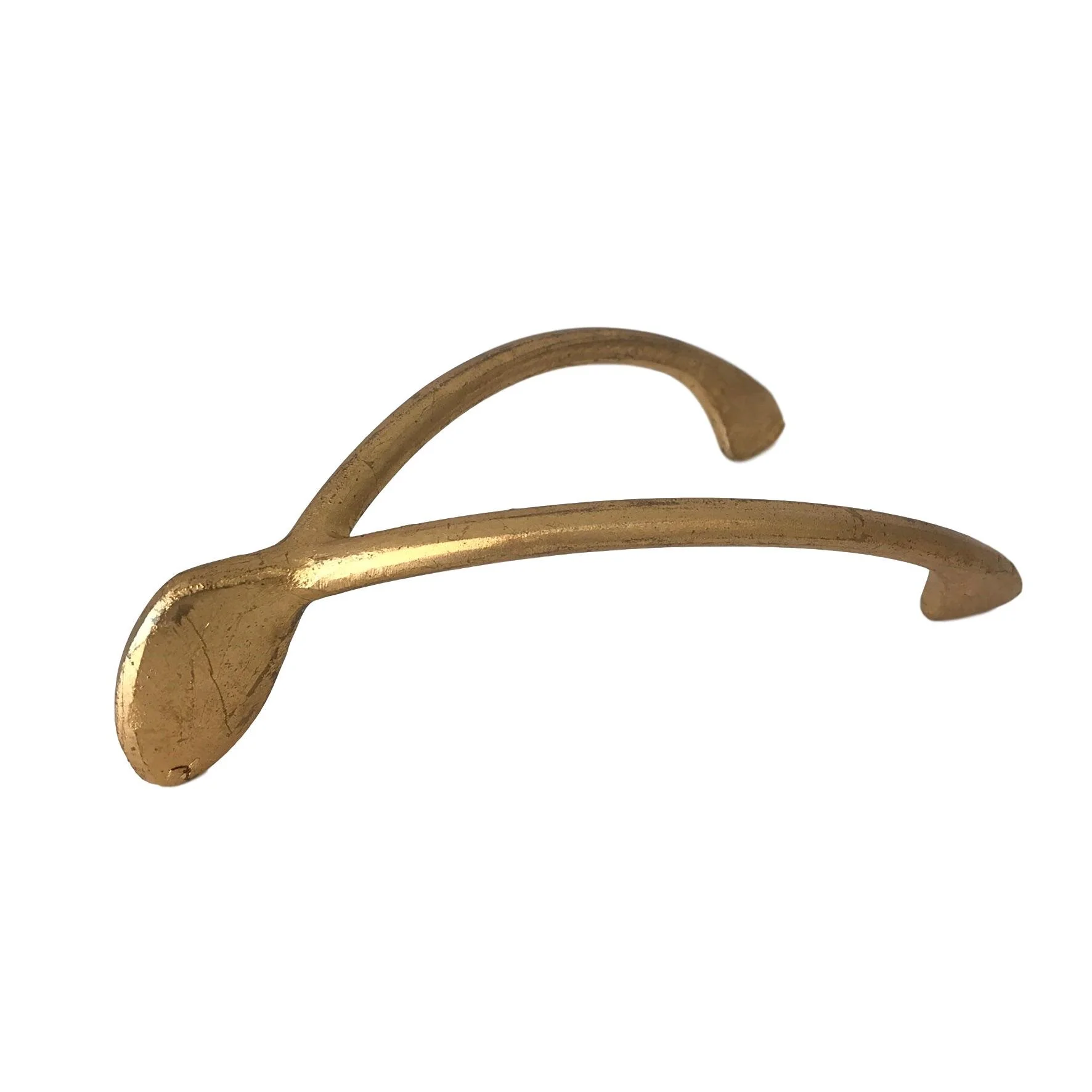 Gilt Metal Wishbone