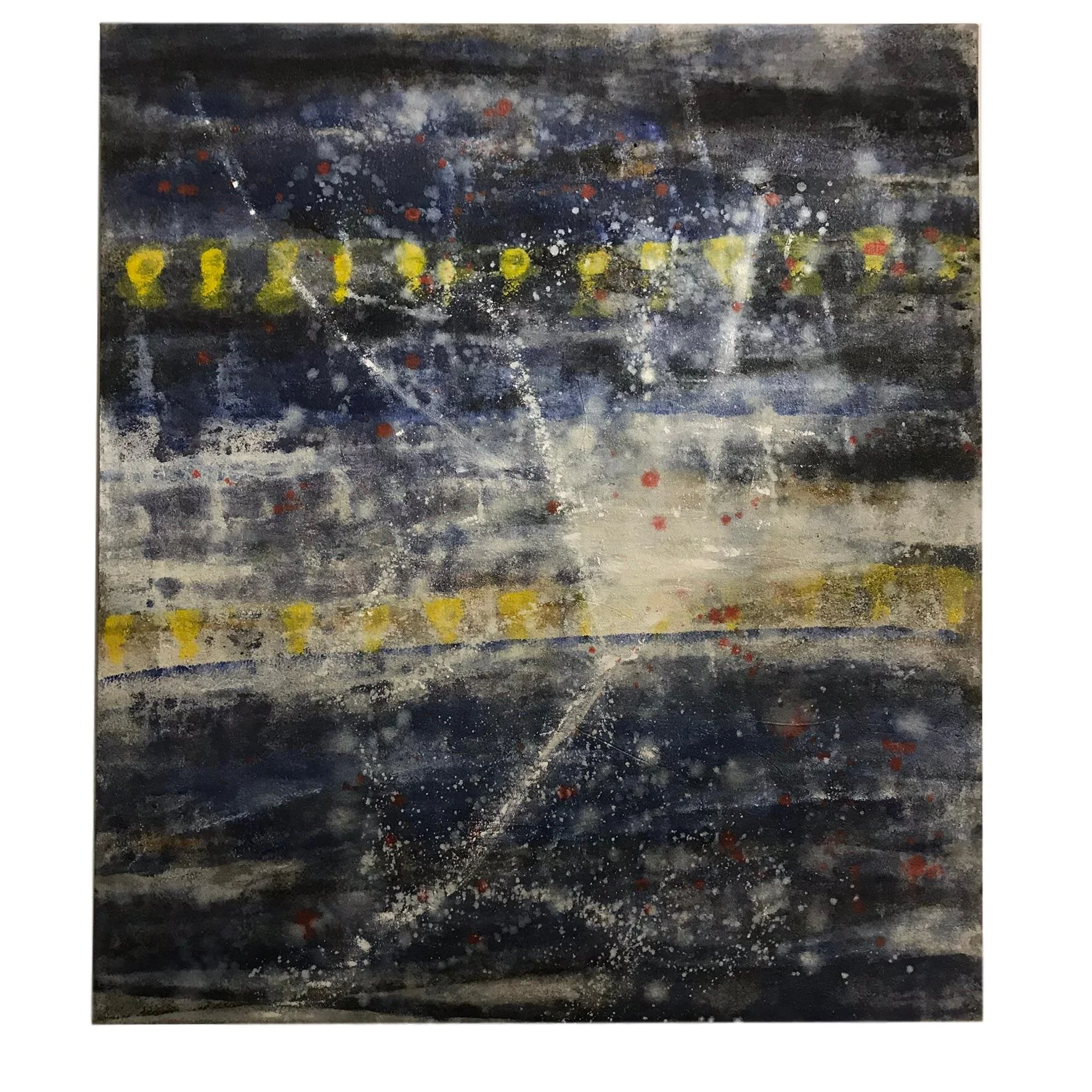 Ruth Gonzalez Abstract Painting, Blue