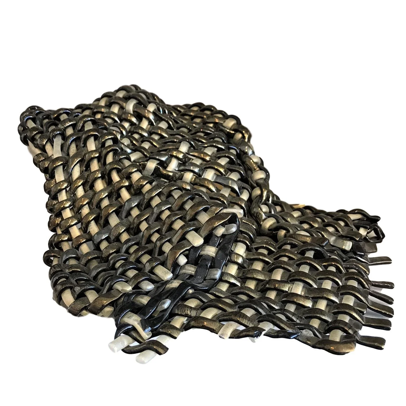 Woven Glass Sculpture - Bronze