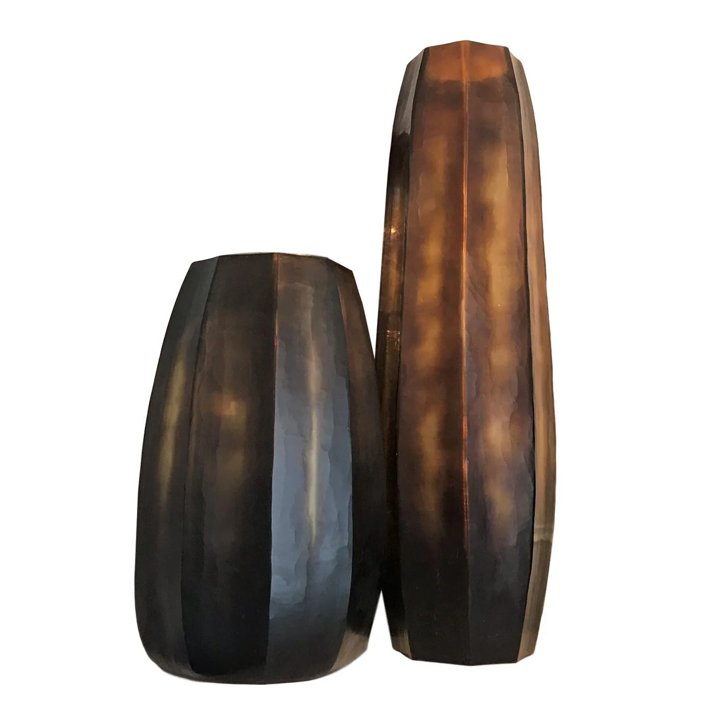 Koonam Vases, Butter/Brown