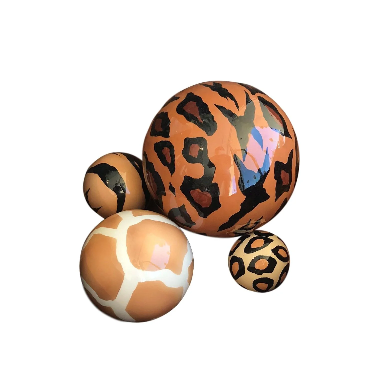 Ceramic Animal Print Spheres