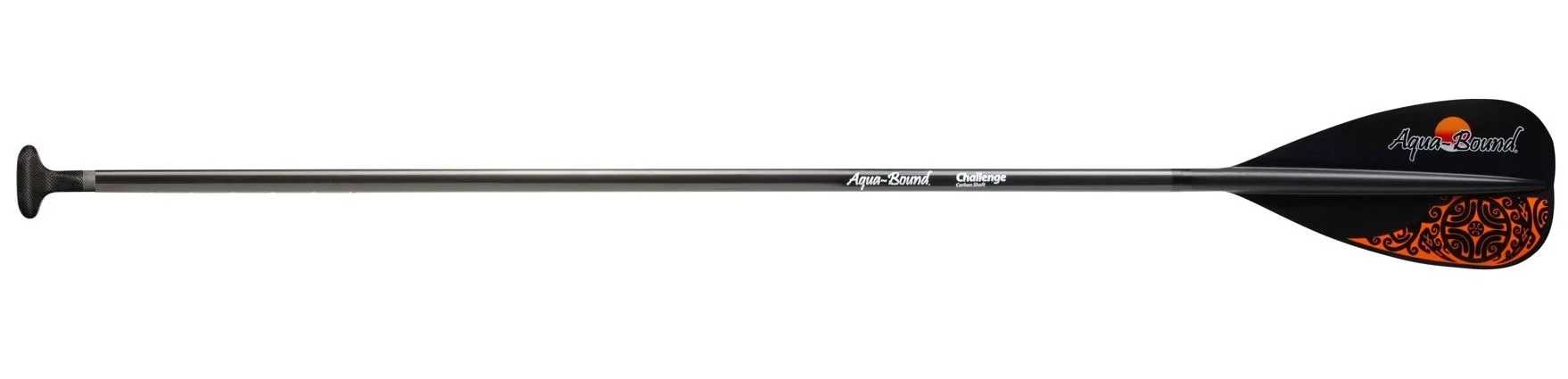 Challenge: The Challenge 85 has a lightweight, all-carbon shaft with a 10° bend to provide low swing weight and a slight shaft flex for very comfortable performance. Its epX engineered polymer blade has enhanced stiffness and strength thanks to its carbon-fiber reinforcement. The blade has an aggressive dihedral down its spine for a smooth, forgiving forward stroke. And the Challenge’s eye-popping Polynesian graphics speak to the origin of paddleboarding – an offshoot of the 1960’s surfing culture of Hawaii. The Challenge’s overall black color makes it an ideal color match for virtually every SUP board. At just 21 oz., the Challenge 85 stand-up paddle – with its all-carbon shaft, grip, and ferrule, and its carbon-reinforced epX engineered polymer blade – is ideal for SUP touring. It’s easy on your joints and muscles whatever your adventure.