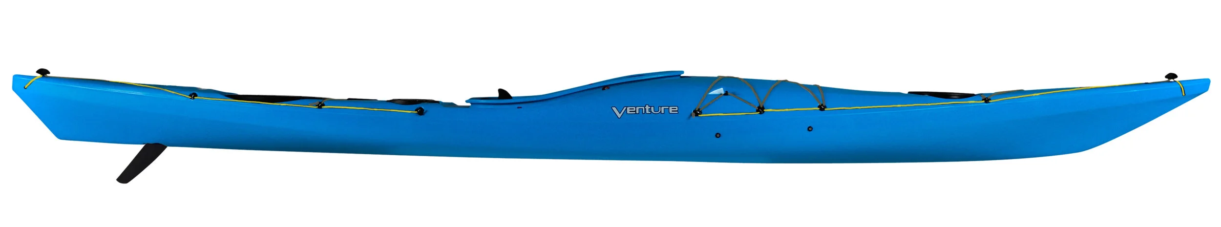 Jura HV: The Jura is a stable, forgiving sea kayak that is at home on everything from coastal tours to short expeditions. Designed to introduce beginning paddlers to kayak touring and then grow with them as their skills develop, the Jura’s neutral hull tracks straight, yet is nimble on edge. The HV is ideal for medium to large paddlers. This high-performance kayak comes standard with skeg as standard but is available with Venture's innovative under-stern Skudder system that functions as both a skeg and a rudder, depending on conditions.
