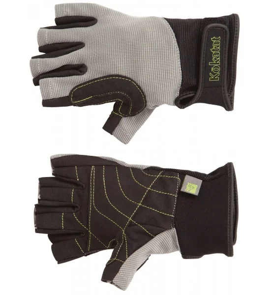 Kokatat Lightweight Glove: Fingerless design with a nylon spandex upper offers sun protection for back of hands yet remains cool in the height of summer. Double Amara synthetic suede palm with reinforcement in high-wear areas will save your palms after many trips down your favorite river.