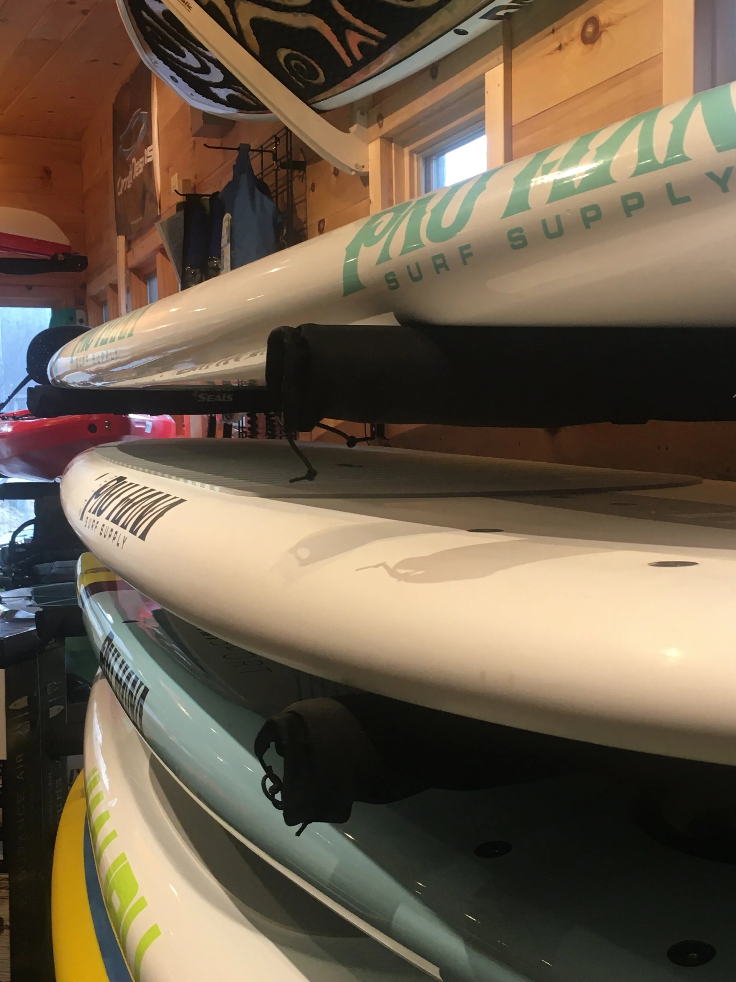 kayak hangers storage on Real Boats Require Real Space Storage And Racks Newbury Kayak Canoe