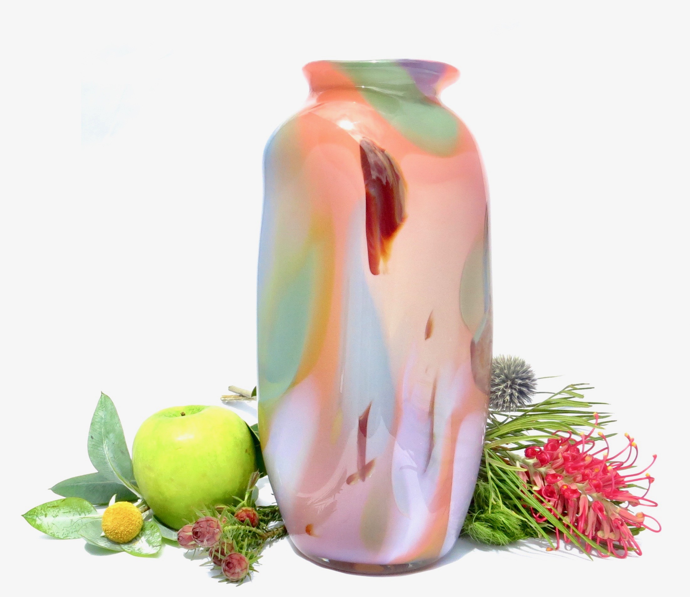 Large Epiphany Vase Balefire Flamngo flower.jpeg