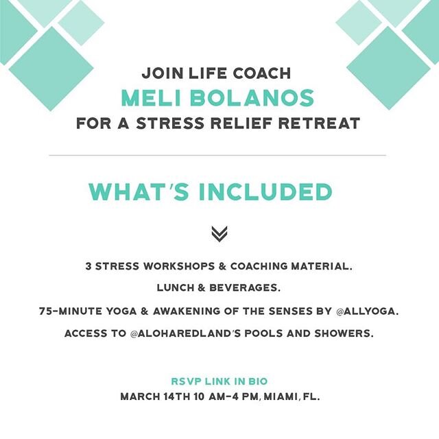 Join me and a group of like-minded individuals on a Stress Relief Retreat.⠀⠀⠀⠀⠀⠀⠀⠀⠀
.⠀⠀⠀⠀⠀⠀⠀⠀⠀
Learn proven Stress Relief tools.⠀⠀⠀⠀⠀⠀⠀⠀⠀
.⠀⠀⠀⠀⠀⠀⠀⠀⠀
Understand why you have stress and how it impacts your body &amp; mind.⠀⠀⠀⠀⠀⠀⠀⠀⠀
.⠀⠀⠀⠀⠀⠀⠀⠀⠀
Understan