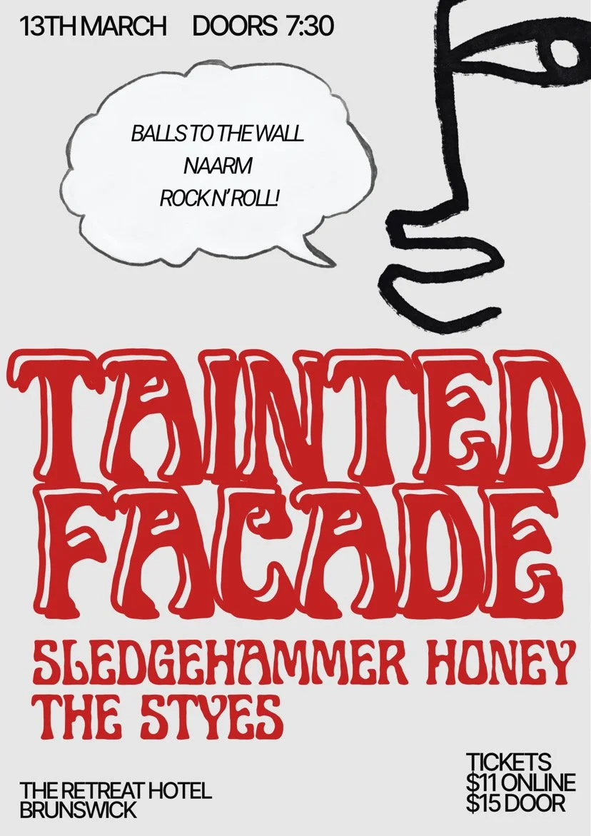 Tainted Facade Rocks the Retreat alongside The Styes and Sledgehammer Honey 