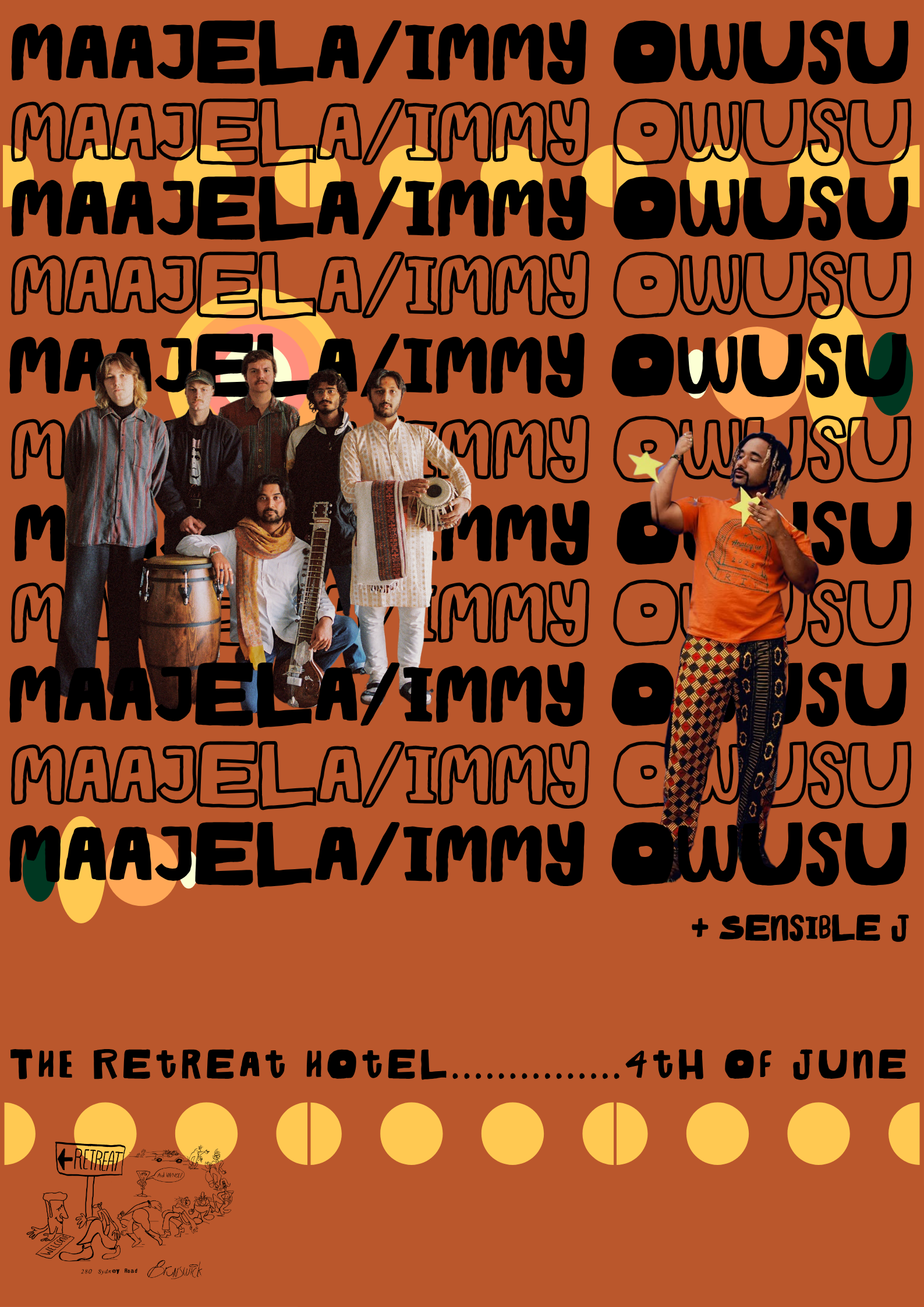 Maajela w/ Immy Owusu &amp; Sensible J + MALAIKA MFALME