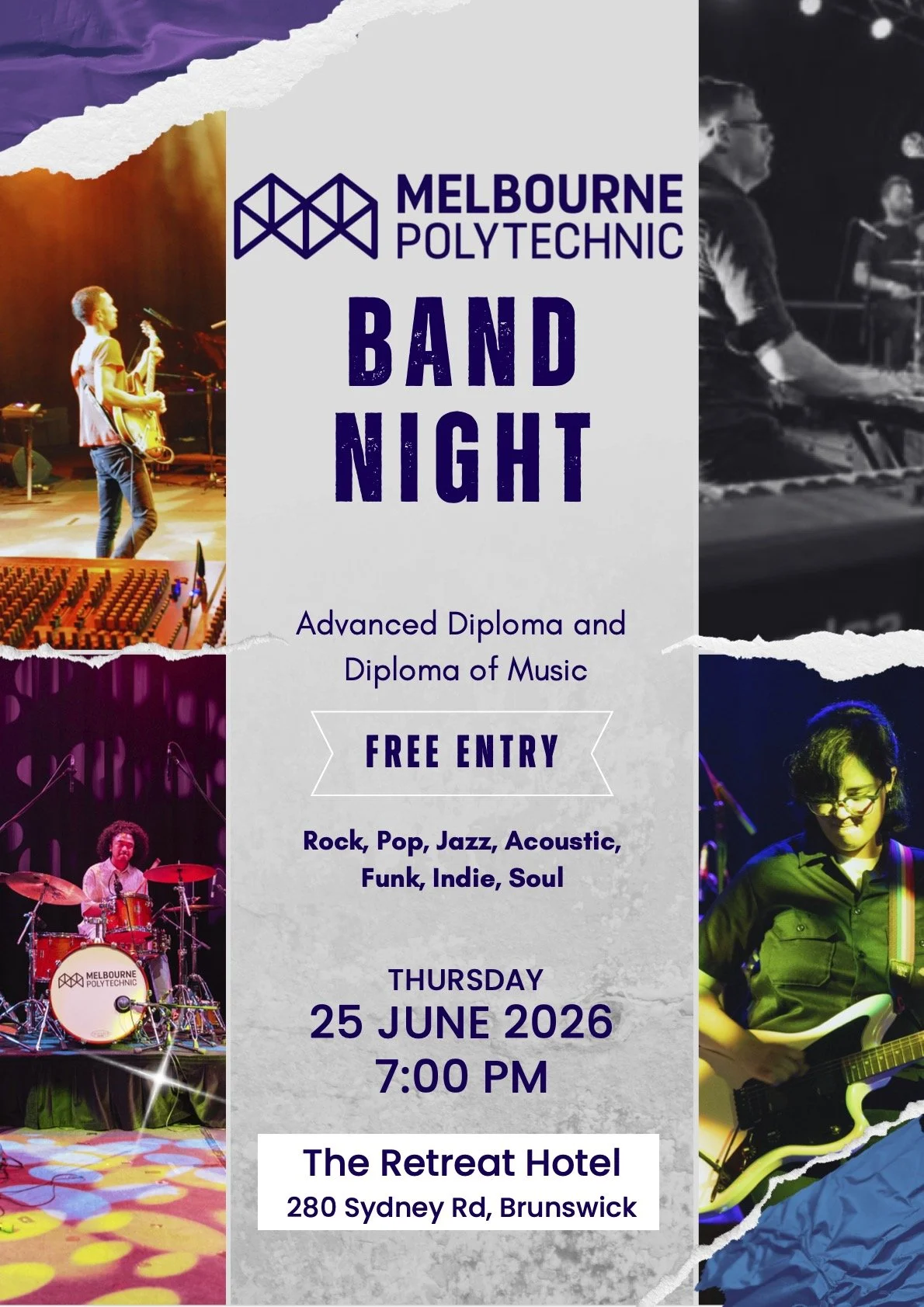 Melbourne Polytechnic Band Night