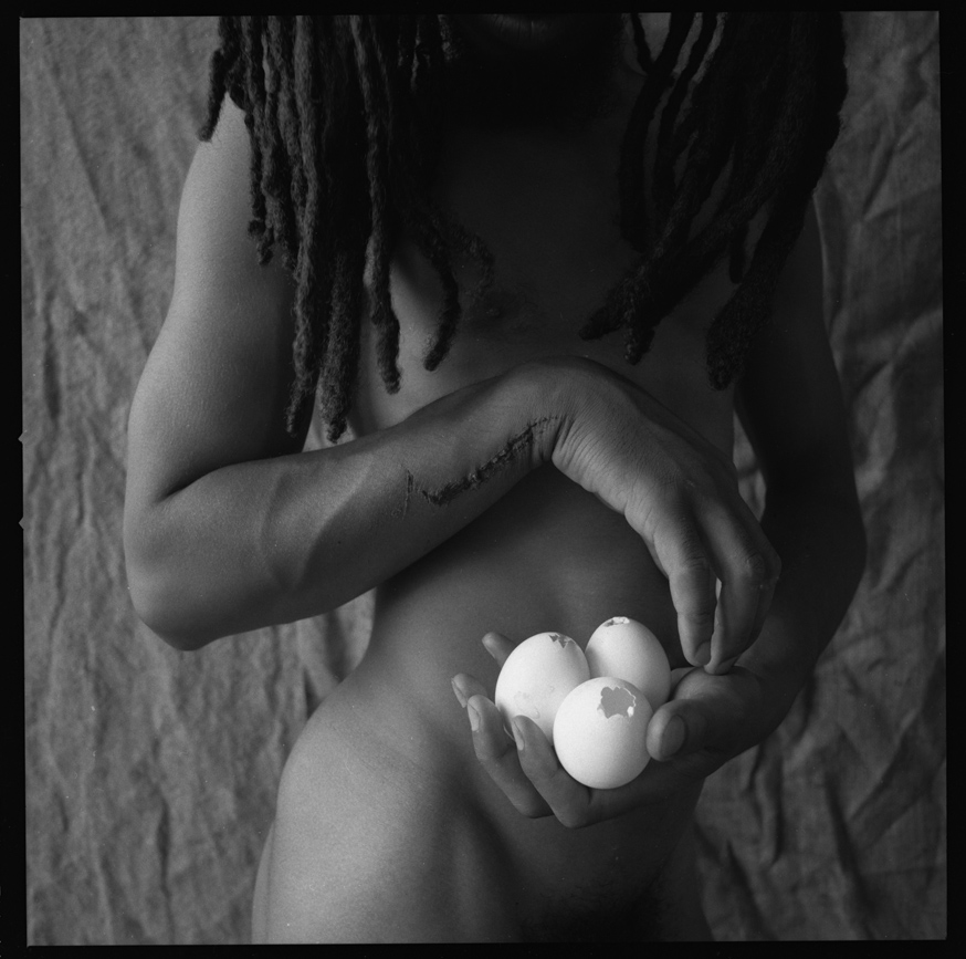 Self-Portrait with Eggs, 1985