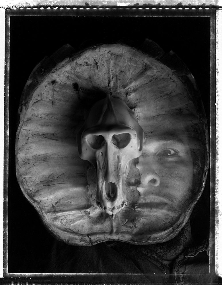 Self-portrait with Baboon Skull, 1994 