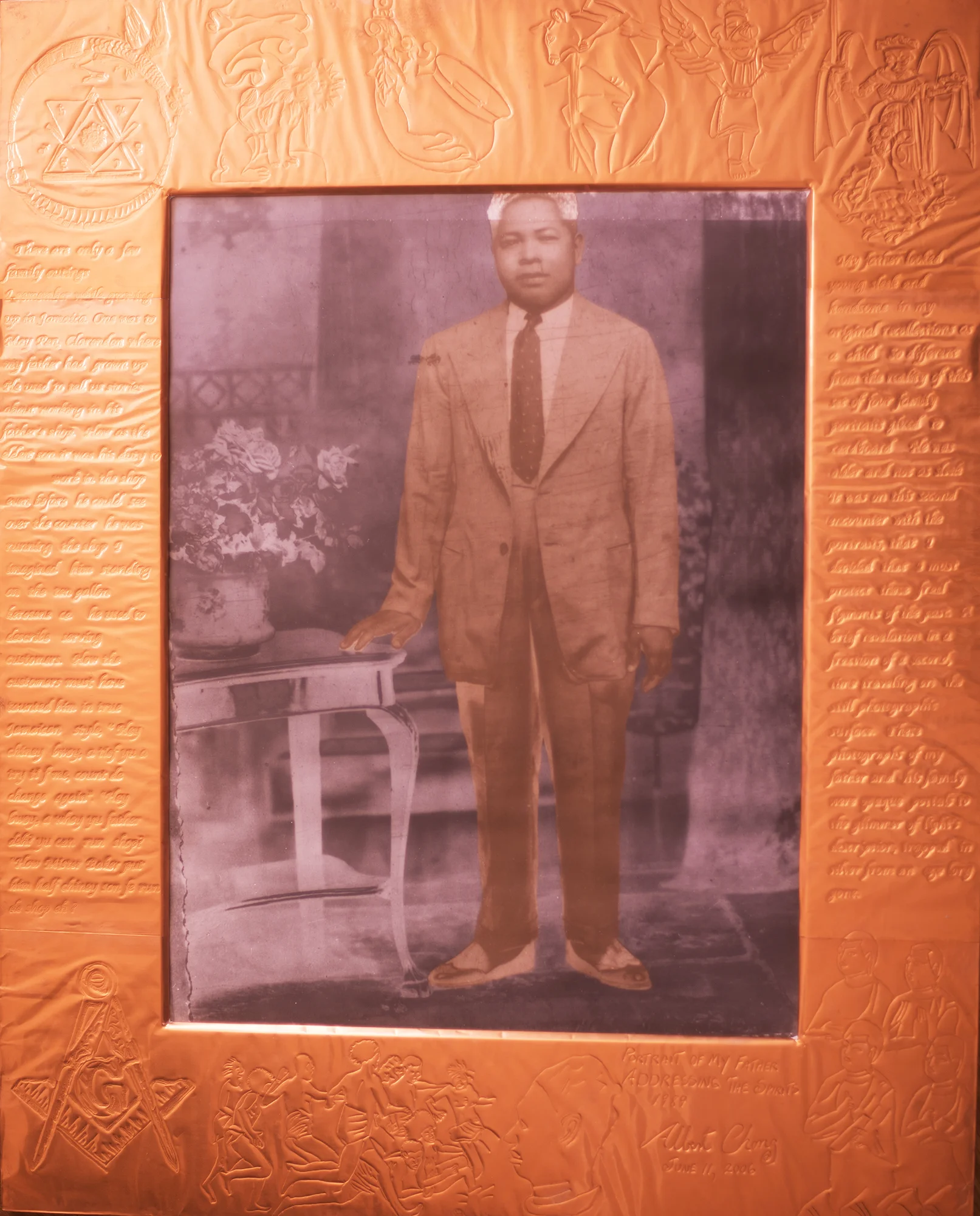 Portrait of my Father Addressing The Spirits, 1990's