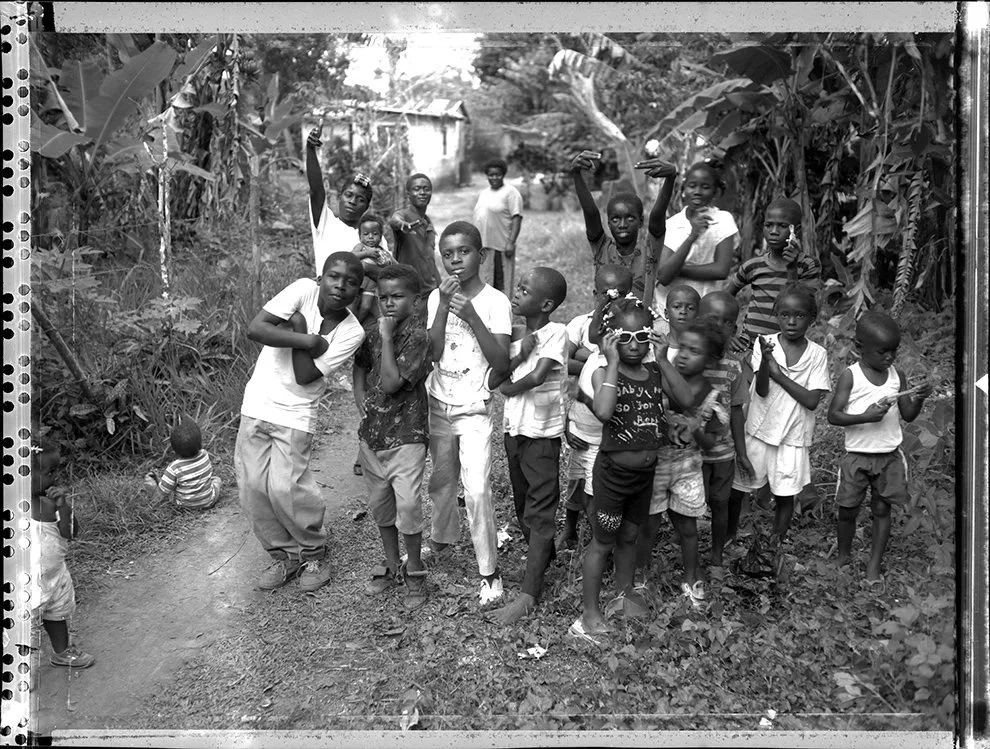 Some of the Bamboo Community, 1995 (Shelly Road, Bamboo, St Ann, Jamaica)
