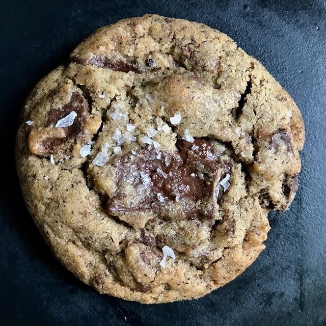 recipe developed &amp; tweaked Chocolate chunk, coffee &amp; buckwheat cookies