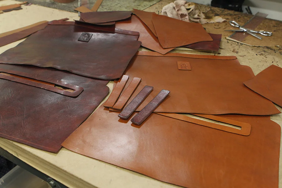 Pam & Rosena’s James tote in the “Making”