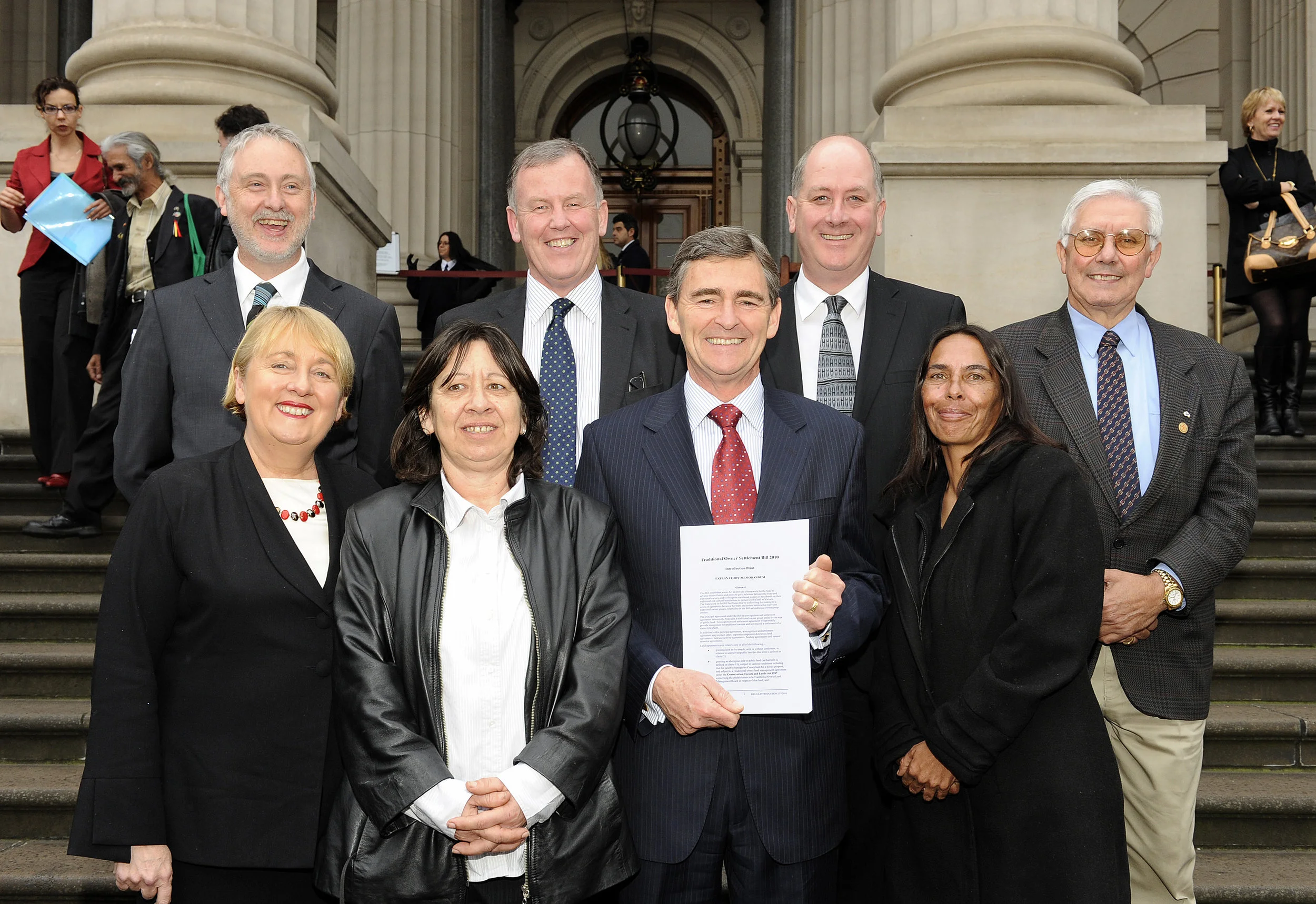 Celebrating the passage of the Traditional Owner Settlement Act 2010