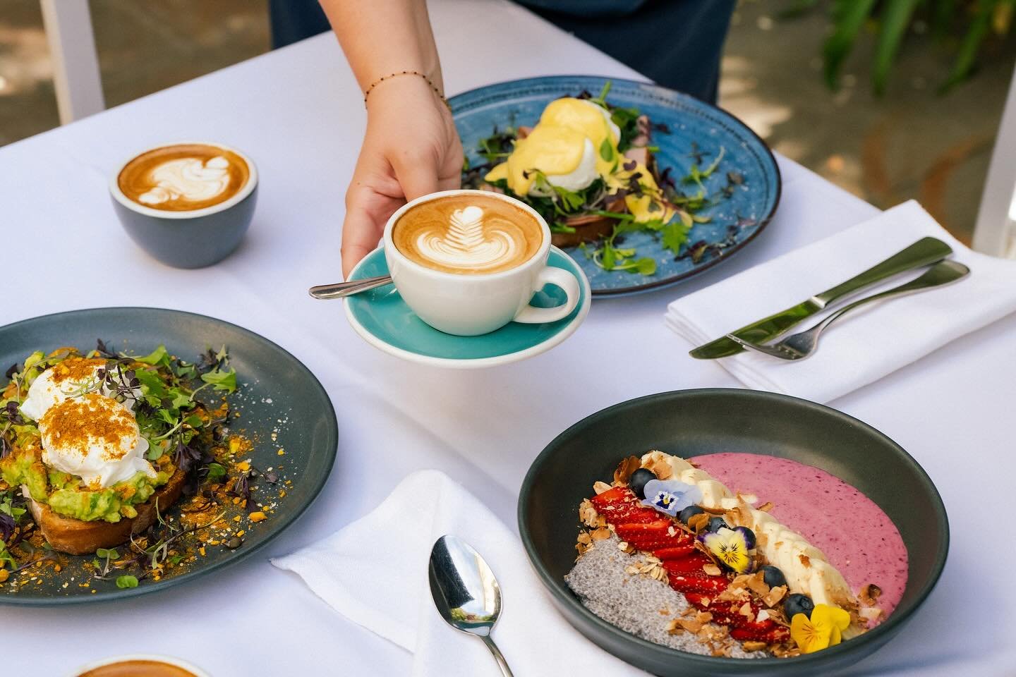 Perfect morning for breakfast in the courtyard!
Open for breakfast every day of the year!
Monday to Friday 6:30 to 10am
Sat, Sun, &amp; PH: 8am-11am

#hiddengem #breakfast #brunch #adelaidefood #coffee #adelaidecoffee #adelaidebreakfast #adelaidebrun