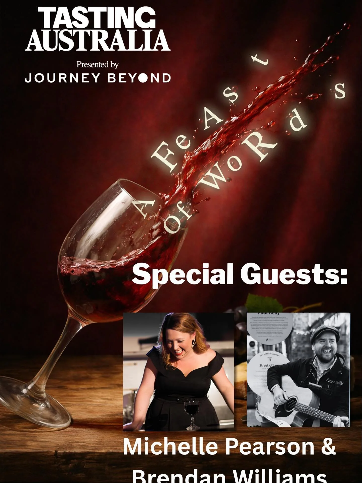 We are excited to announce more special guests for Feast of Words @tastingaustralia event, this Saturday 9th May at @treasury1860!

Multi-award winning singer, cabaret performer, producer, and creative, Michelle Pearson, joins us off the back of anot