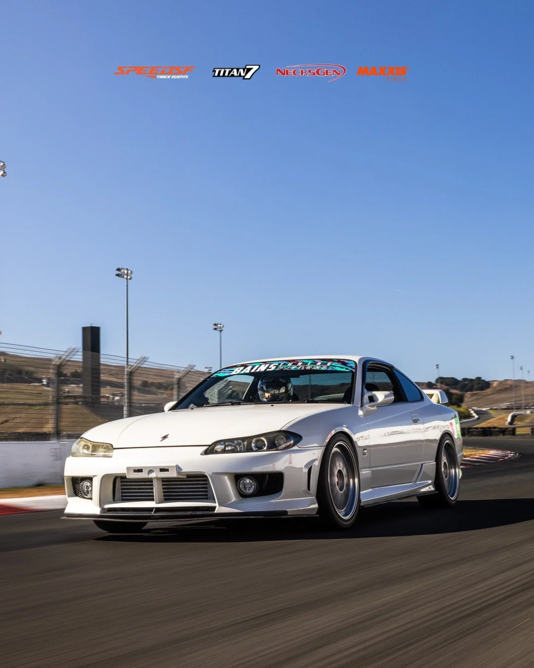 Seeing an S15 out on track is a rare sight these days. 

📍Sonoma Raceway
📸: @purposebuilt_trevor
Partners: @titan7wheels @maxxistires @necksgen
#speedSF #titan7 #maxxistires #necskgen #bayarea #norcalevents #TrackDay #racing #motorsport #racecar #s