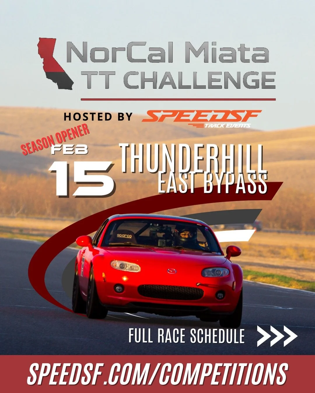 This is a new series for us, and we&rsquo;re excited to bring it to NorCal.

We&rsquo;re working with @miatattc to launch the NorCal division, and it all starts soon. If you&rsquo;ve been wrenching, testing, or dialing in your setup, now&rsquo;s the 