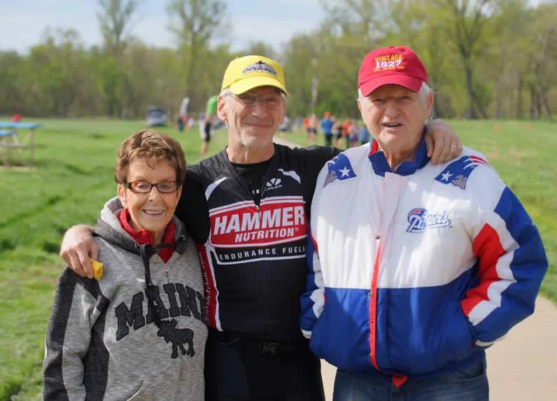 Lincoln Murdoch with parents Elmer and Nancy Murdoch